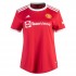 Camisola Manchester United Mulher Equipamento Primeiro 2021-2022 Manga Curta
